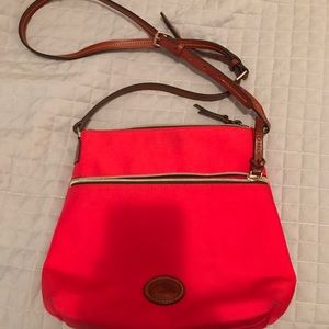 Dooney and Bourke red crossbody
